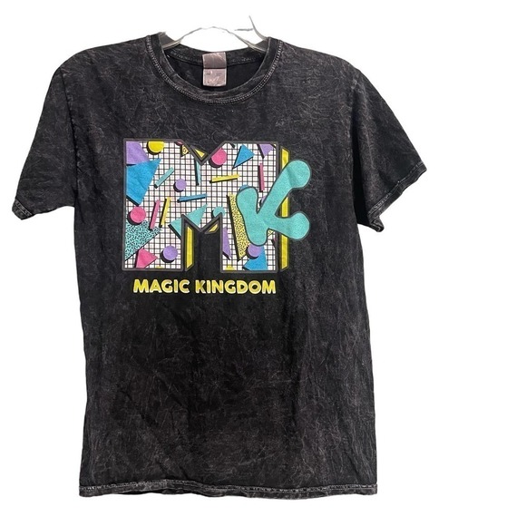 Magic Kingdom Disney stone washed T-Shirt sz Small - Picture 1 of 3